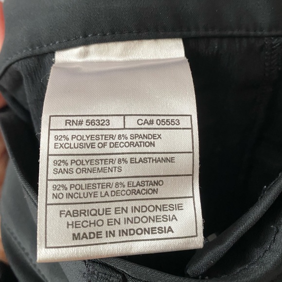 WOMEN’S NIKE GOLF PANTS, Cropped DRI-FIT UV size 12, Black NWOT - Picture 6 of 7